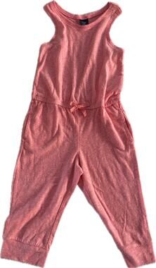 Baby Gap Pink Sleeveless Knit Jumpsuit Girls 4T